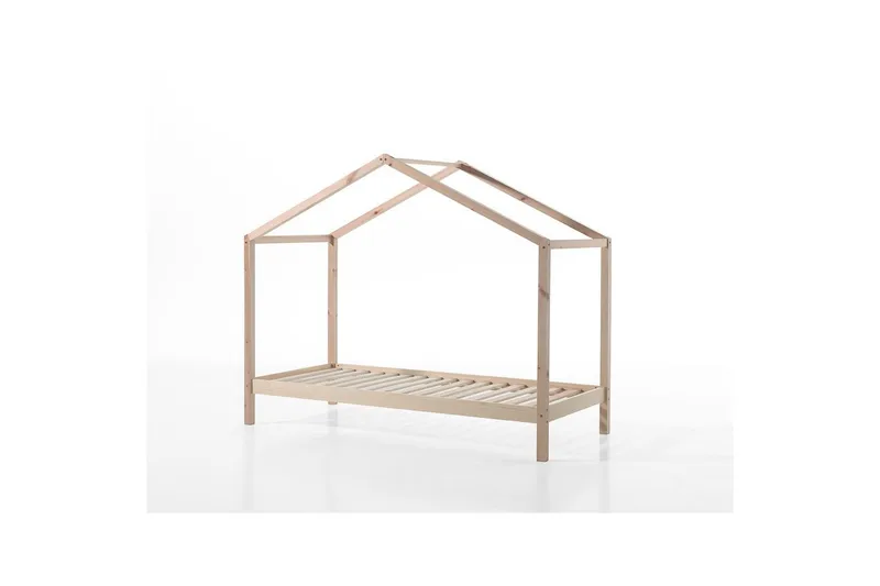 Seng uden hegn og skuffe tekstilsæt Dallas 90x200 cm Naturlig, Naturlig