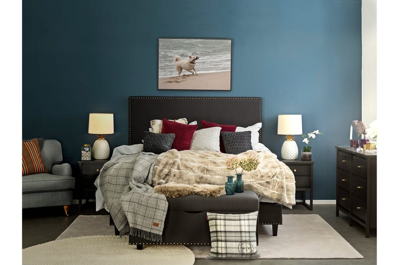 Jolie Sengekiste - Sort - Møbler - Senge - Sengetilbehør & sengegavl - Opbevaring til senge - Sengekiste