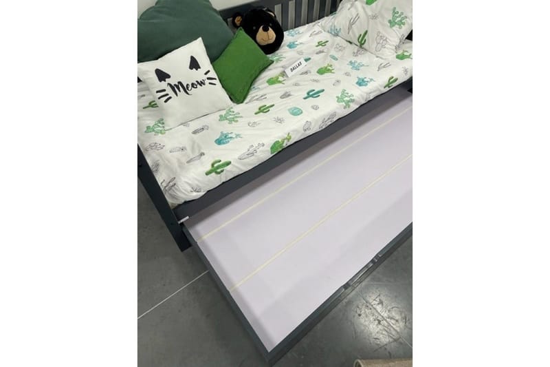 Sengeskuffe Dallas 90x190 cm Antracit - Antracit - Møbler - Senge - Sengetilbehør & sengegavl - Opbevaring til senge