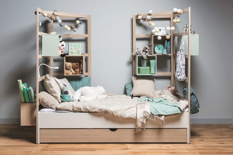 Stige Kasse Træ/Natur - VOX - Møbler - Senge - Sengetilbehør & sengegavl - Opbevaring til senge