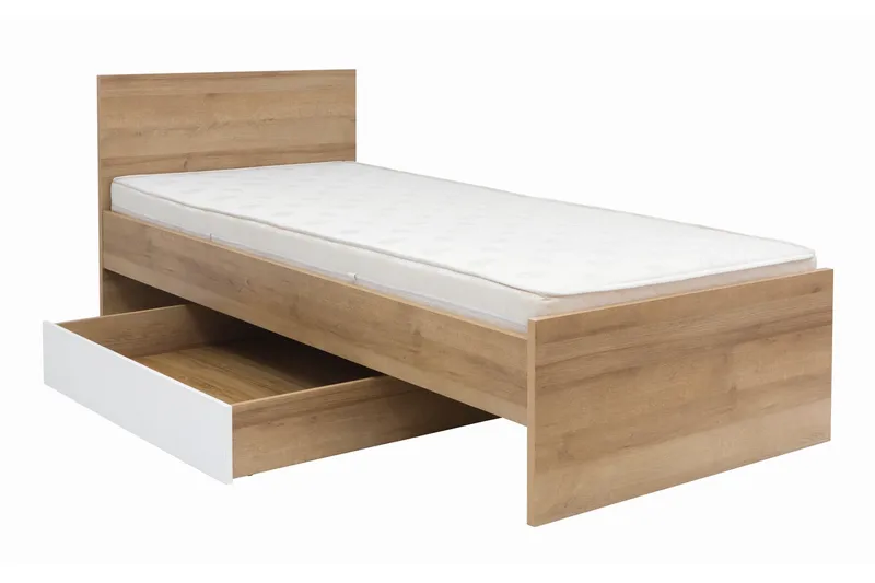 Tarka Sengeskuffe - Træ/Natur/Hvid - Møbler - Senge - Sengetilbehør & sengegavl - Opbevaring til senge