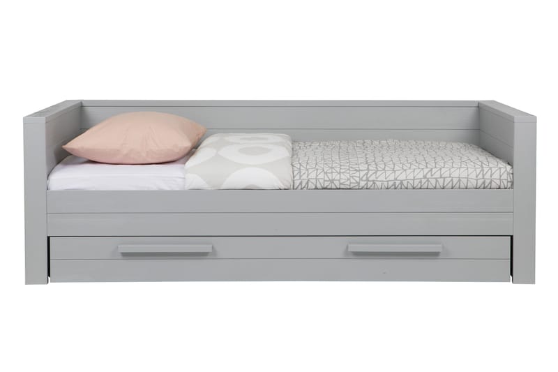 Wubbe Sengeskuffe 91x198 cm - Grå Fyrretræ - Møbler - Senge - Sengetilbehør & sengegavl - Opbevaring til senge
