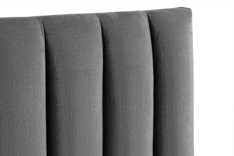 Rakel Sengegavl 120cm - Mørkegrå/Velour - Møbler - Senge - Sengetilbehør & sengegavl - Sengegavle
