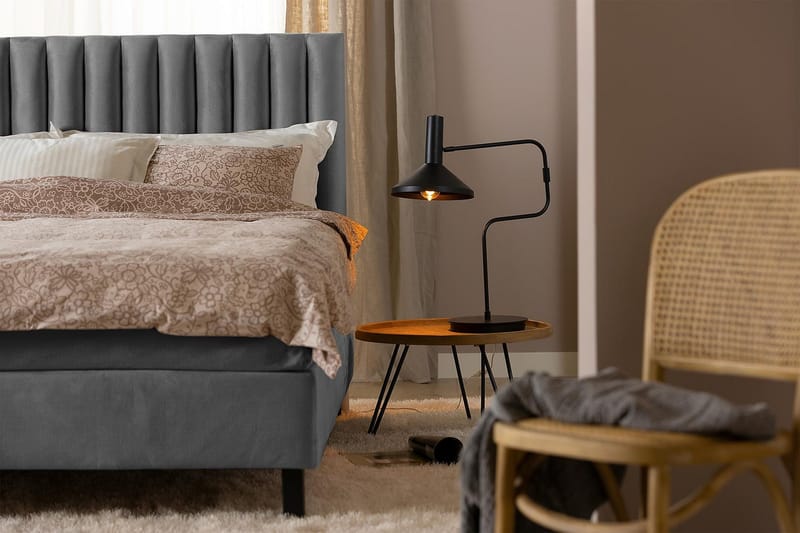 Rakel Sengegavl 120cm - Mørkegrå/Velour - Møbler - Senge - Sengetilbehør & sengegavl - Sengegavle