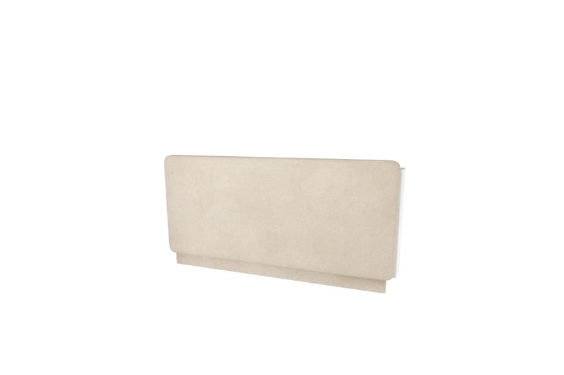 Rauk Sengegavl 150 cm - Beige/Hvid - Møbler - Senge - Sengetilbehør & sengegavl - Sengegavle