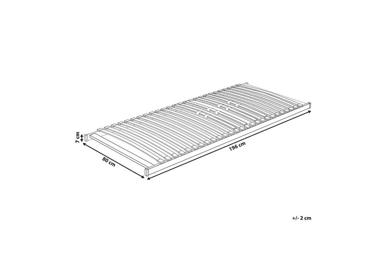 Sengebund med lameller Vouziers - 80x200 cm - Møbler - Senge - Sengetilbehør & sengegavl - Lamelbunde