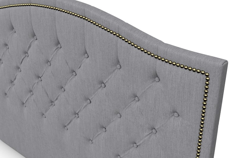 Amiral sengegavl 185 cm Bølget - Grå - Møbler - Senge - Sengetilbehør & sengegavl - Sengegavle