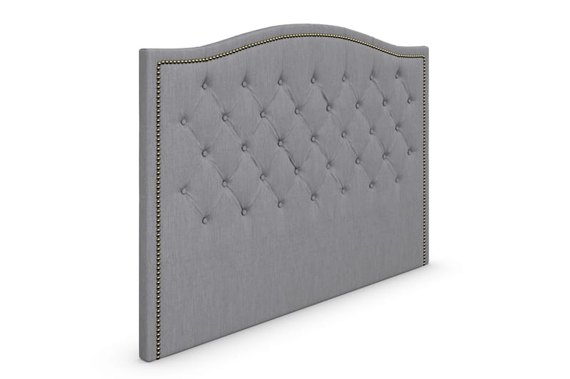 Amiral sengegavl 185 cm Bølget - Grå - Møbler - Senge - Sengetilbehør & sengegavl - Sengegavle