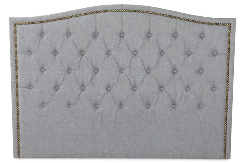 Amiral sengegavl 185 cm Bølget - Grå - Møbler - Senge - Sengetilbehør & sengegavl - Sengegavle