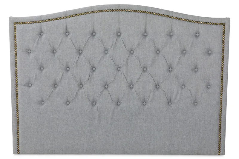 Amiral sengegavl 185 cm Bølget - Grå - Møbler - Senge - Sengetilbehør & sengegavl - Sengegavle