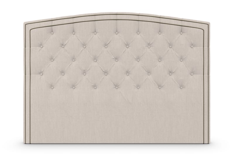 Amiral sengegavl 185 cm buet - Beige - Møbler - Senge - Sengetilbehør & sengegavl - Sengegavle