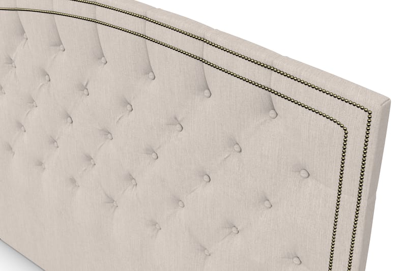 Amiral sengegavl 185 cm buet - Beige - Møbler - Senge - Sengetilbehør & sengegavl - Sengegavle