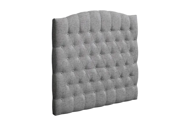 Belda Sengegavl 120 cm Buet - Grå - Møbler - Senge - Sengetilbehør & sengegavl - Sengegavle