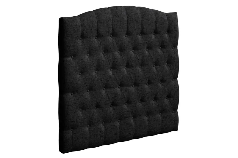 Belda Sengegavl 120 cm Buet - Sort - Møbler - Senge - Sengetilbehør & sengegavl - Sengegavle