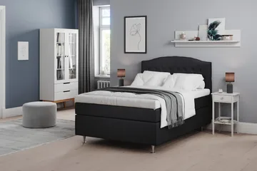 Belda Sengegavl 120 cm Buet - Sort - Møbler - Senge - Sengetilbehør & sengegavl - Sengegavle