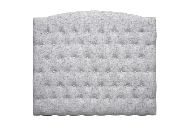 Belda Sengegavl 140 cm Buet, Lysegrå