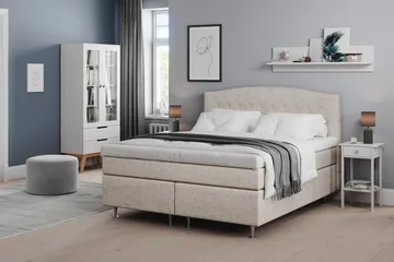 Belda Sengegavl 160 cm Buet - Beige - Møbler - Senge - Sengetilbehør & sengegavl - Sengegavle