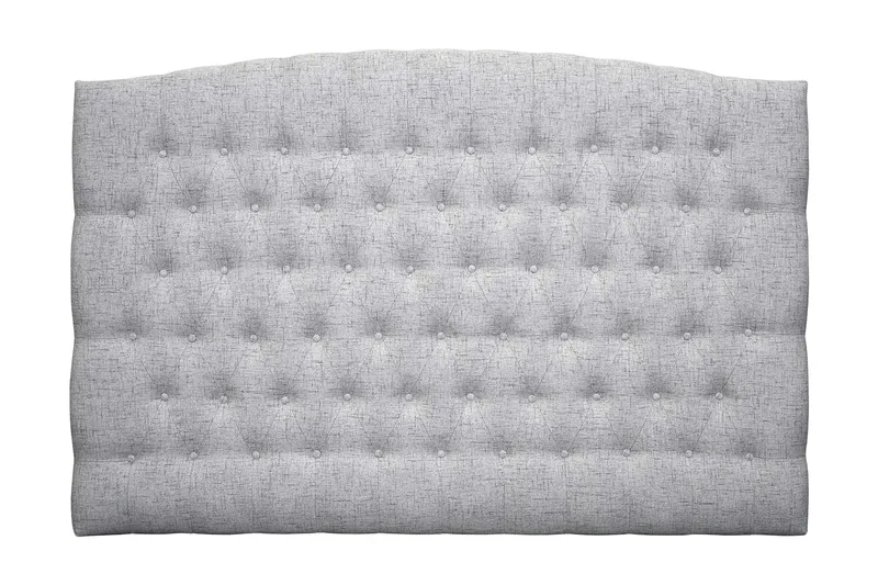 Belda Sengegavl 180 cm Buet - Lysegrå - Møbler - Senge - Sengetilbehør & sengegavl - Sengegavle