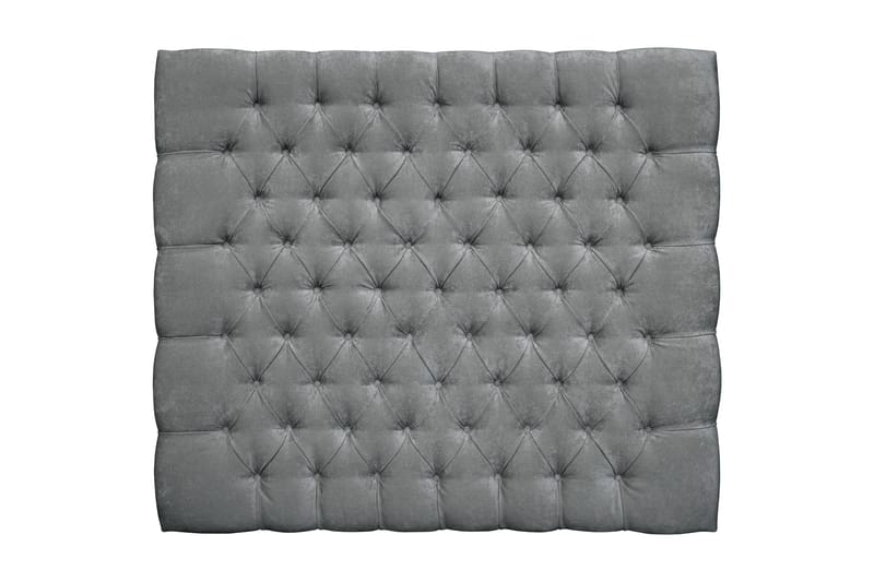 Celine hovedgavl 120 cm - Grå / velour - Møbler - Senge - Sengetilbehør & sengegavl - Sengegavle