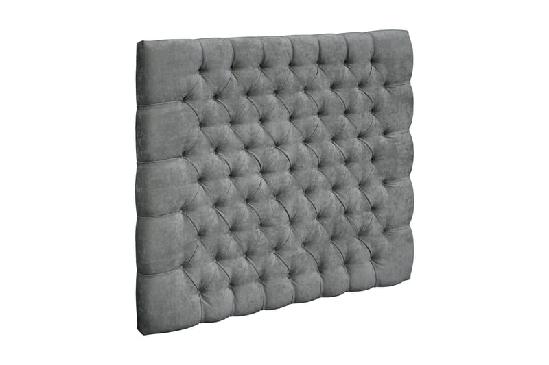 Celine hovedgavl 120 cm - Grå / velour - Møbler - Senge - Sengetilbehør & sengegavl - Sengegavle