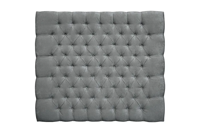 Celine hovedgavl 140 cm - Grå / velour - Møbler - Senge - Sengetilbehør & sengegavl - Sengegavle