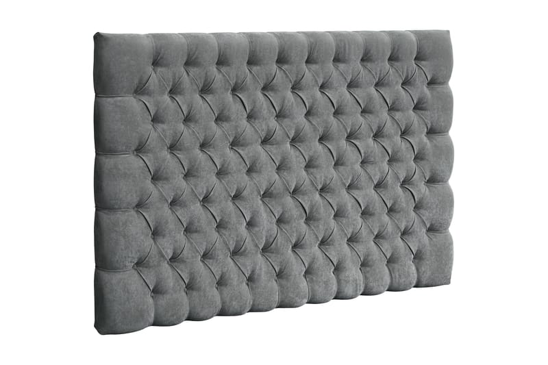 Celine hovedgavl 160 cm - Grå / velour - Møbler - Senge - Sengetilbehør & sengegavl - Sengegavle