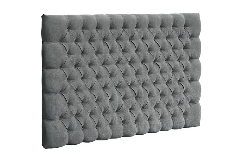 Celine hovedgavl 210 cm - Grå / velour - Møbler - Senge - Sengetilbehør & sengegavl - Sengegavle