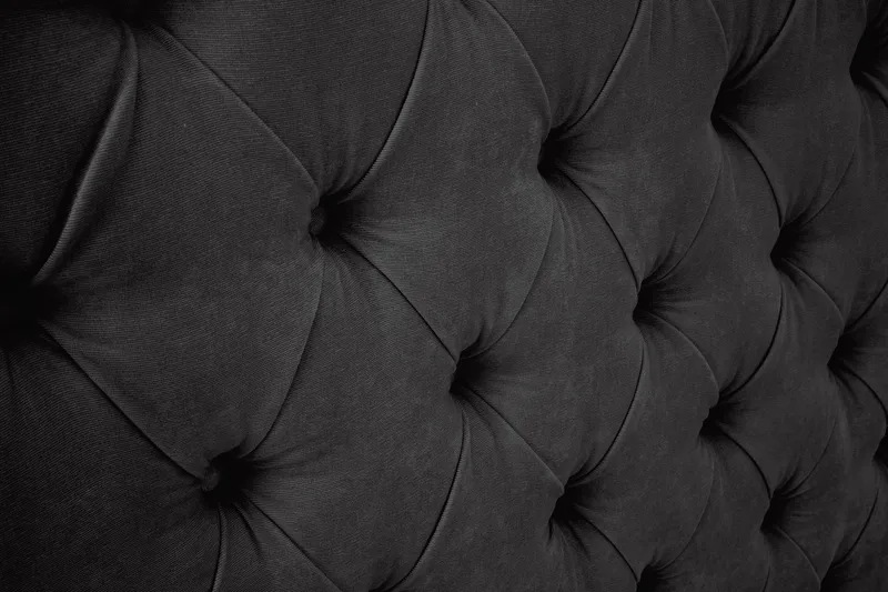 Celine Sengegavl 105 cm - Sort Velour - Møbler - Senge - Sengetilbehør & sengegavl - Sengegavle