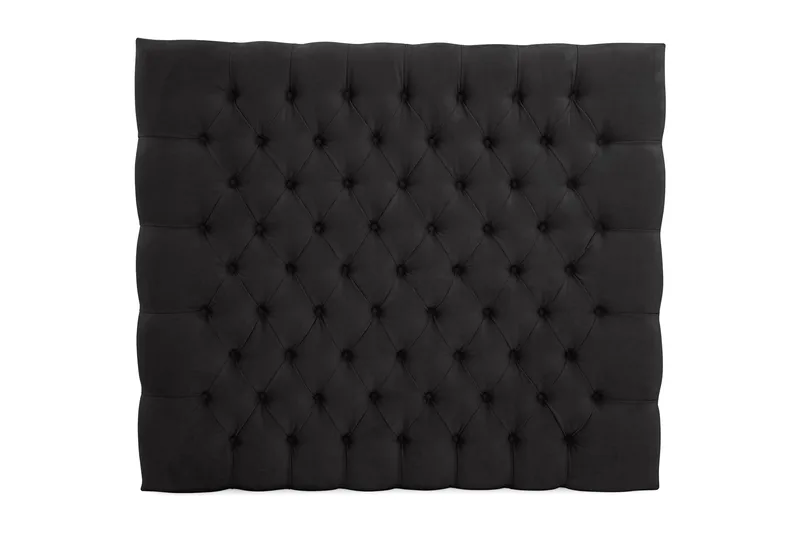 Celine Sengegavl 105 cm - Sort Velour - Møbler - Senge - Sengetilbehør & sengegavl - Sengegavle