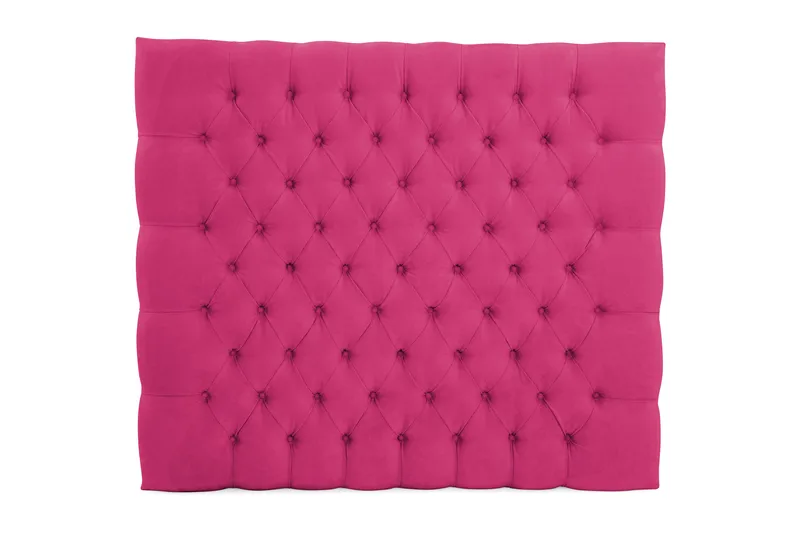 Celine sengegavl 120 cm velour - Rosa - Møbler - Senge - Sengetilbehør & sengegavl - Sengegavle