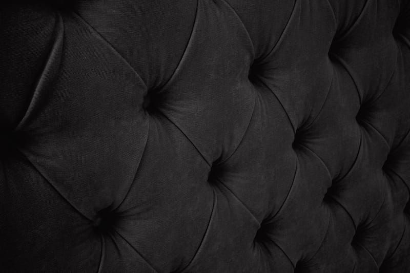 Celine Sengegavl 160 cm Velour - Sort - Møbler - Senge - Sengetilbehør & sengegavl - Sengegavle