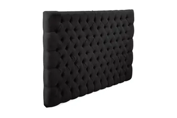 Celine Sengegavl 160 cm Velour - Sort - Møbler - Senge - Sengetilbehør & sengegavl - Sengegavle