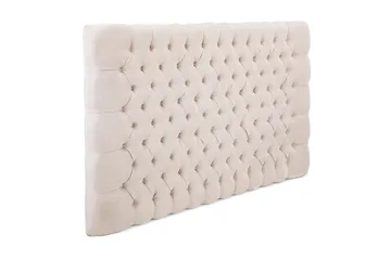 Celine Sengegavl 210 cm Velour - Beige - Møbler - Senge - Sengetilbehør & sengegavl - Sengegavle