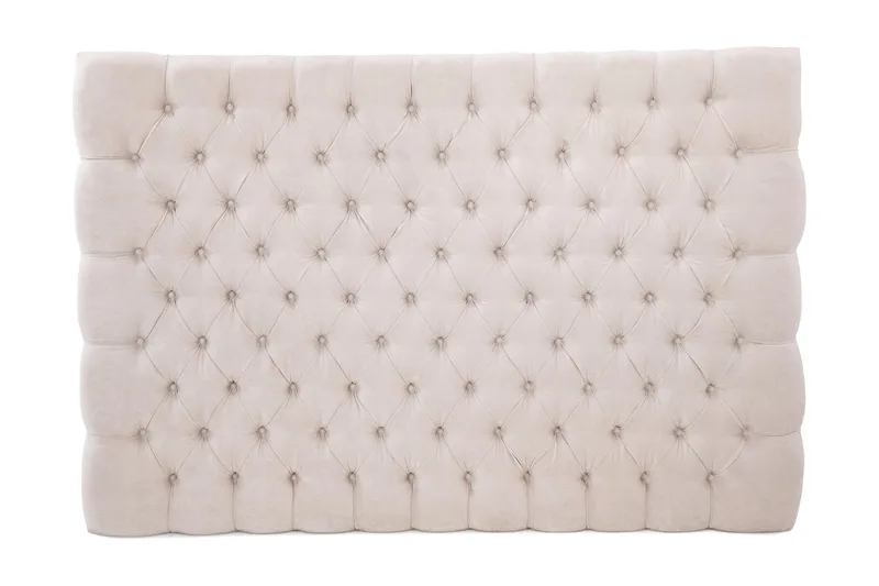 Celine Sengegavl 210 cm Velour, Beige