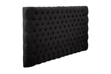 Celine Sengegavl 210 cm Velour - Sort - Møbler - Senge - Sengetilbehør & sengegavl - Sengegavle