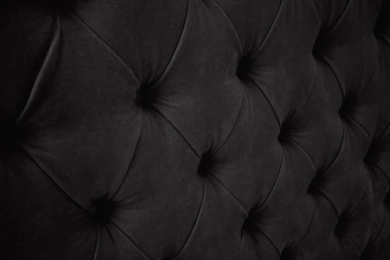 Celine Sengegavl 210 cm Velour - Sort - Møbler - Senge - Sengetilbehør & sengegavl - Sengegavle