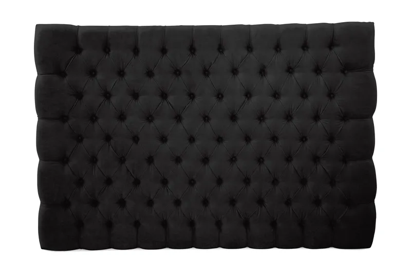 Celine Sengegavl 210 cm Velour, Sort