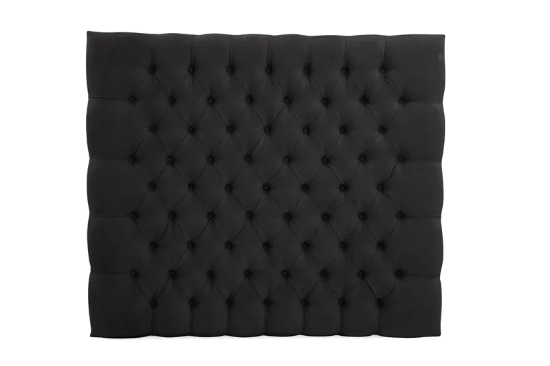 Celine Sengegavl 90 cm - Sort Velour - Møbler - Senge - Sengetilbehør & sengegavl - Sengegavle