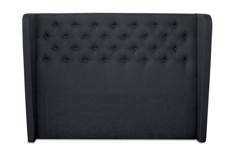 Cloud sengegavl 140 cm med sider - sort - Sengegavle