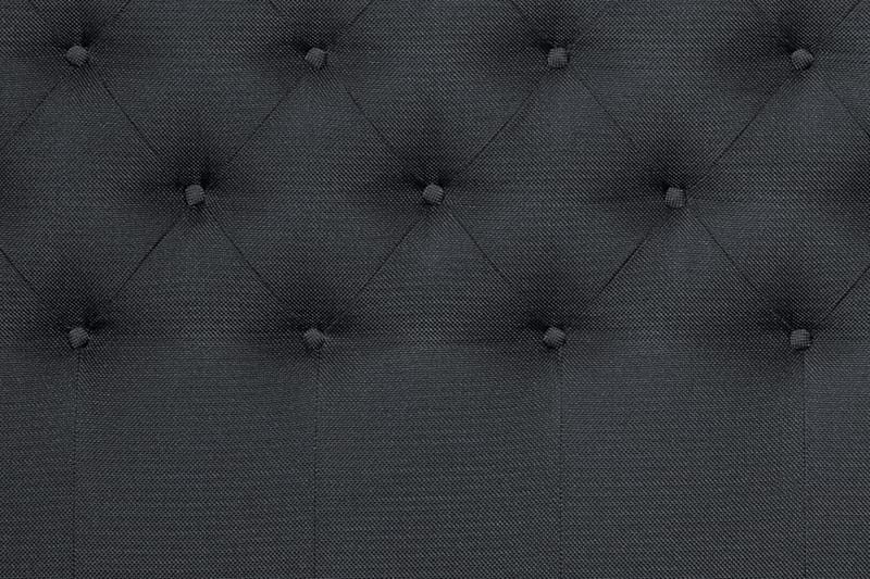Cloud sengegavl 140 cm med sider - sort - Sengegavle