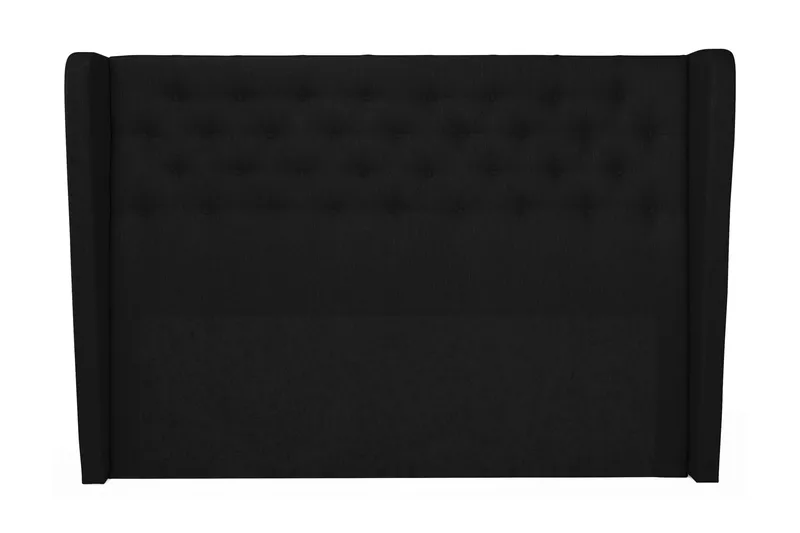 Cloud sengegavl 160 cm med sider - sort - Møbler - Senge - Sengetilbehør & sengegavl - Sengegavle