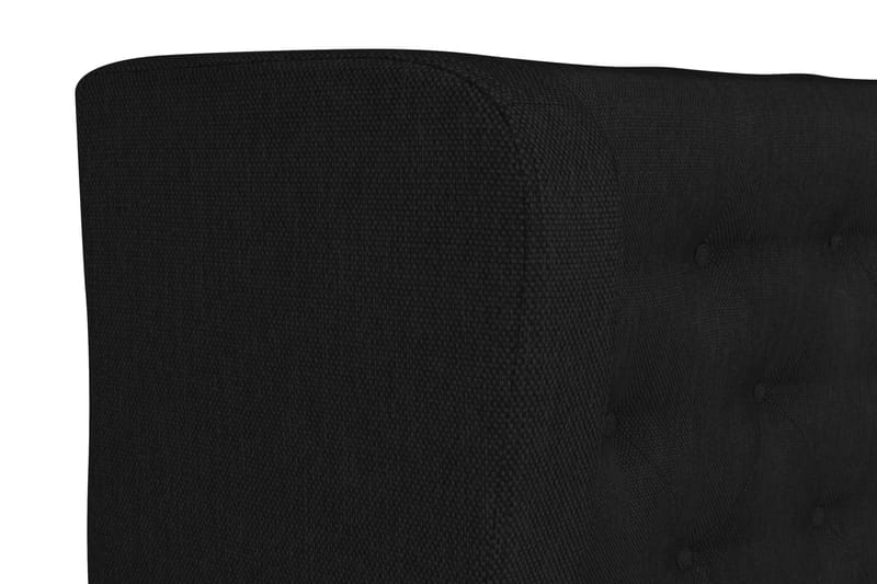 Cloud sengegavl 160 cm med sider - sort - Møbler - Senge - Sengetilbehør & sengegavl - Sengegavle