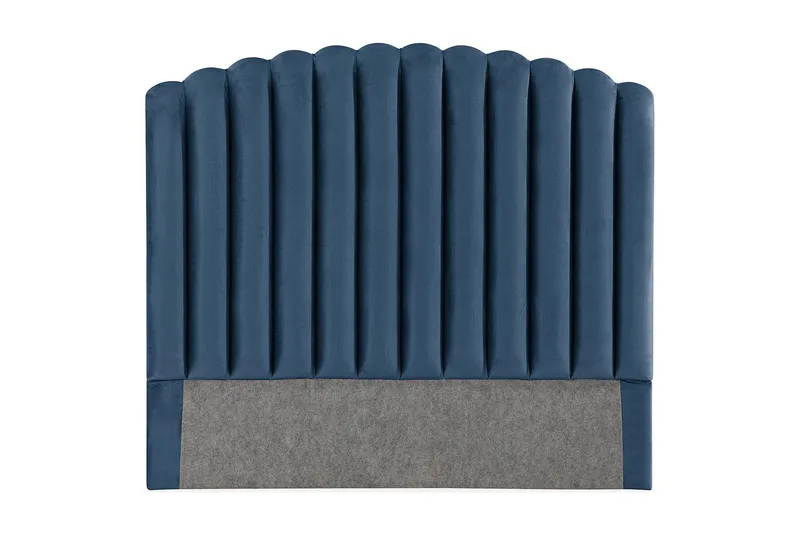Davia Senggavel 120 cm - Mørkeblå/Velour - Møbler - Senge - Sengetilbehør & sengegavl - Sengegavle
