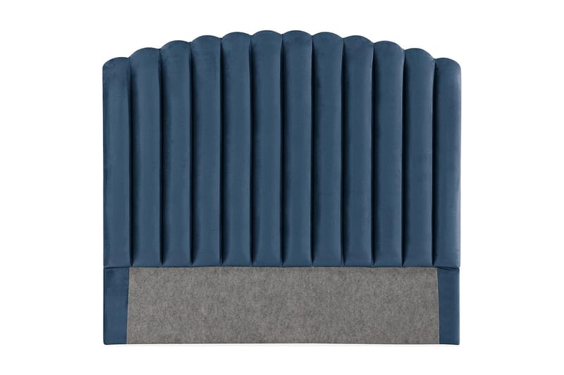 Davia Senggavel 120 cm - Mørkeblå/Velour - Møbler - Senge - Sengetilbehør & sengegavl - Sengegavle