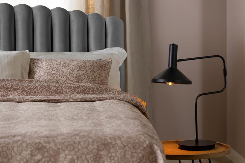 Davia Senggavel 120 cm - Mørkegrå/Velour - Møbler - Senge - Sengetilbehør & sengegavl - Sengegavle