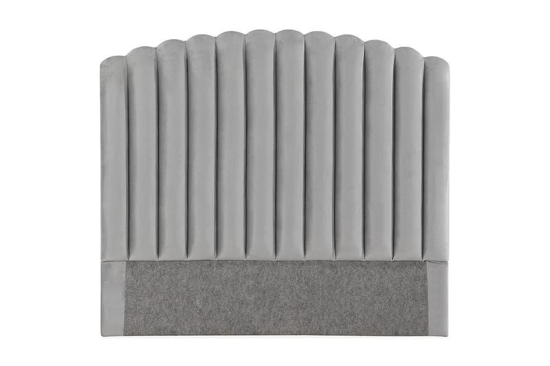 Davia Senggavel 140 cm - Lysegrå/Velour - Møbler - Senge - Sengetilbehør & sengegavl - Sengegavle