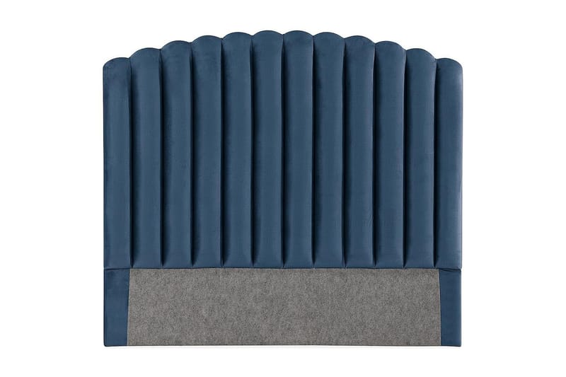 Davia Senggavel 140 cm - Mørkeblå/Velour - Møbler - Senge - Sengetilbehør & sengegavl - Sengegavle