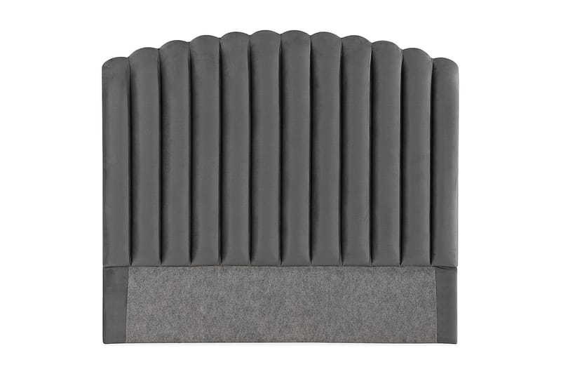 Davia Senggavel 140 cm - Mørkegrå/Velour - Møbler - Senge - Sengetilbehør & sengegavl - Sengegavle