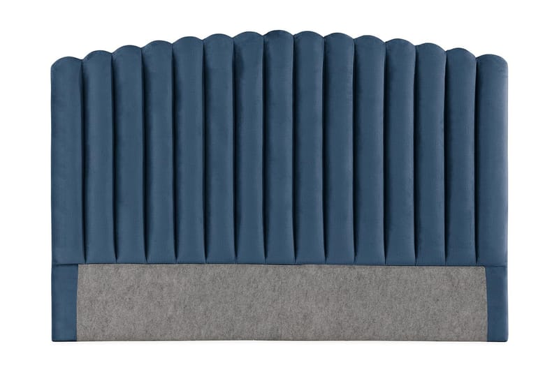 Davia Senggavel 160 cm - Mørkeblå/Velour - Møbler - Senge - Sengetilbehør & sengegavl - Sengegavle