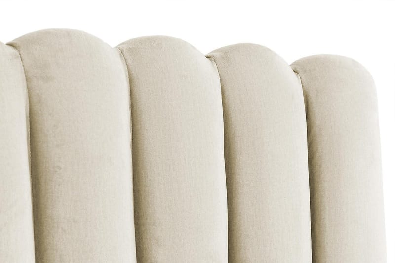 Davia Senggavel 180 cm - Beige/Velour - Møbler - Senge - Sengetilbehør & sengegavl - Sengegavle